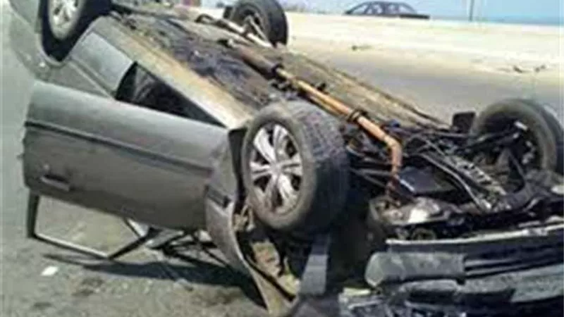 إصابة 3 أشخاص فى إنقلاب سيارة ملاكى بوادى النطرون