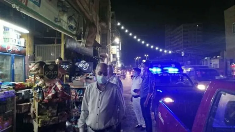 حملة مكبرة لتطبيق الإجراءات الاحترازية ومواعيد غلق المحال بطوخ