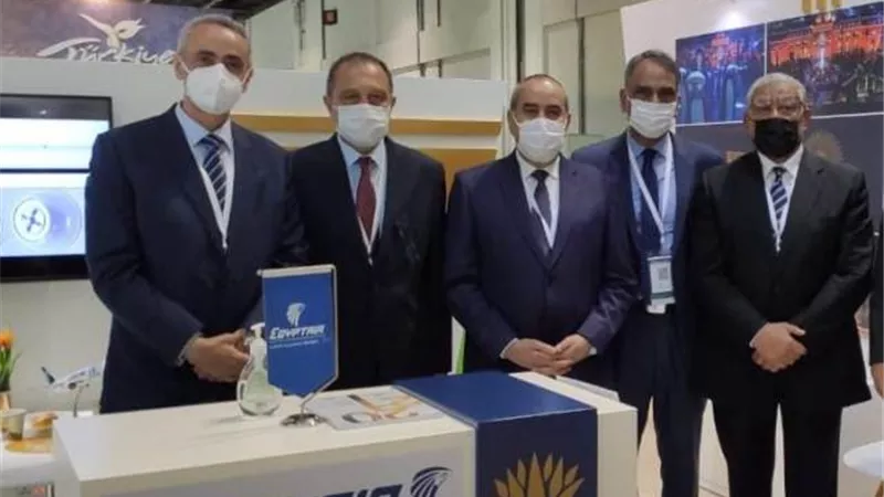 مشاركة إيجابية لوزارة الطيران بمعرض 