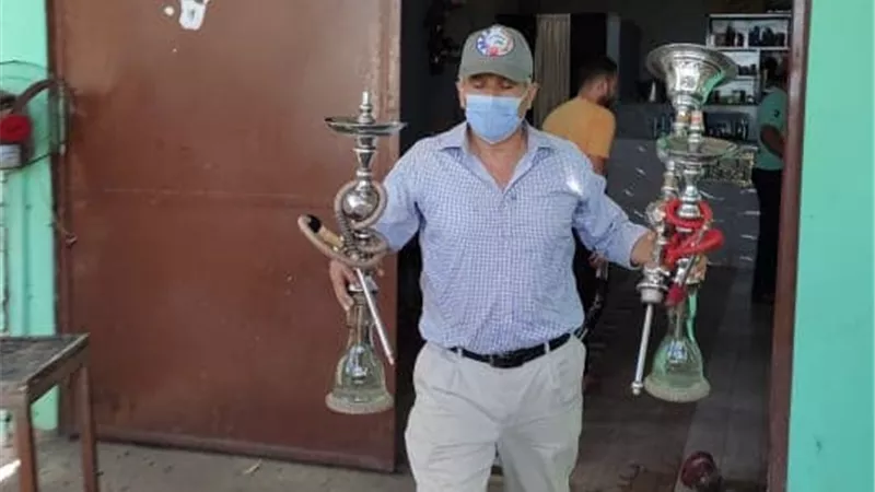 رفع اشغالات في حملات بمدينة أجا