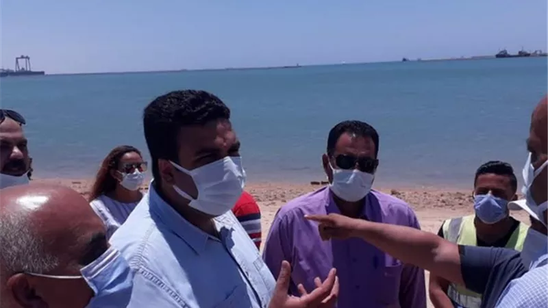 زيادة معدلات التنفيذ للانتهاء من كورنيش وممشي بورتوفيق والشاطئ العام الجديد بالسويس