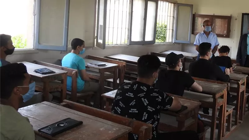 شكاوى من سوء شبكة الانترنت بالمنوفية فى الامتحان التجريبي الثاني للثانوية العامة .. صـــور