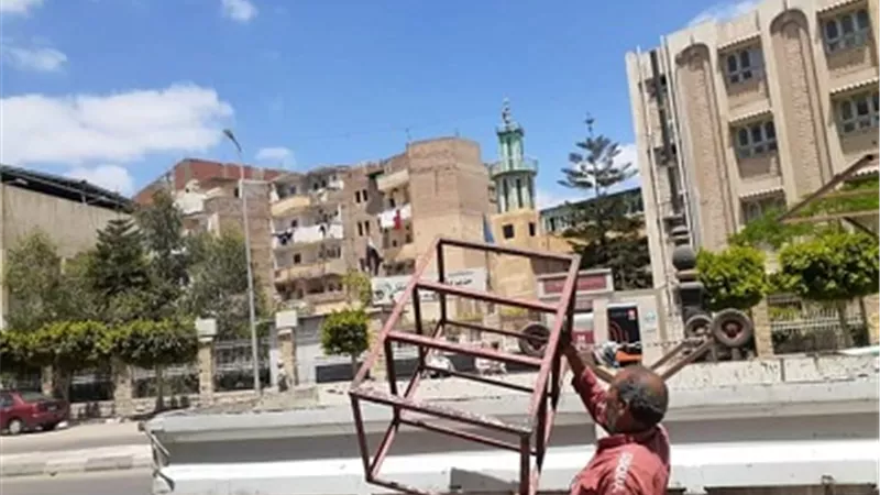 رفع ٢٦٤ حاله إشغال طريق بنطاق مركزي دمنهور وحوش عيسى