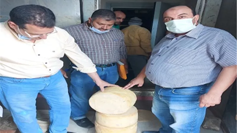 ضبط 25 طن ملح طعام ومنتجات ألبان فاسدة بالبحيرة