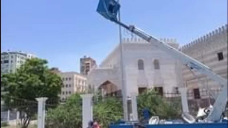 رفع كفاءة الإنارة العا بميدان السلام..