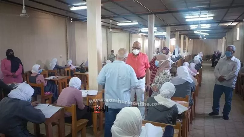 وكيل وزارة الصحة يتفقد امتحانات تمريض بنى سويف