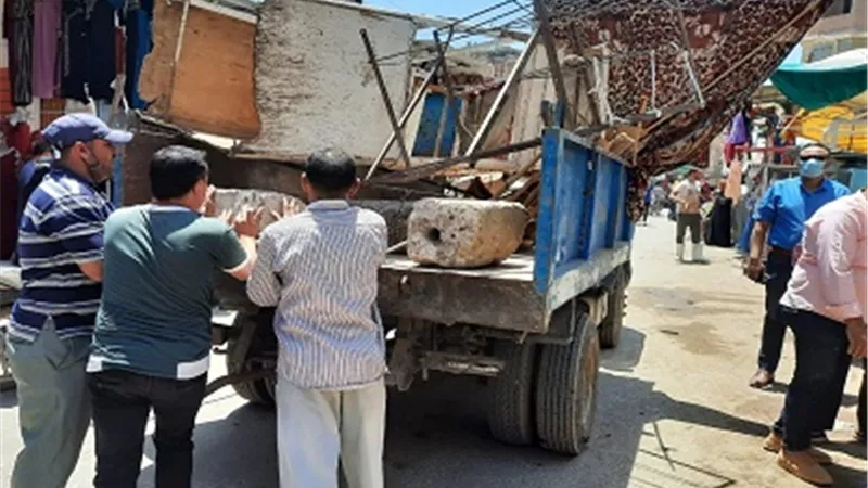 إزالة 80 تعديا و 25 حالة ضبط وتحرير 8 محاضر إشغال طريق بالمنوفية