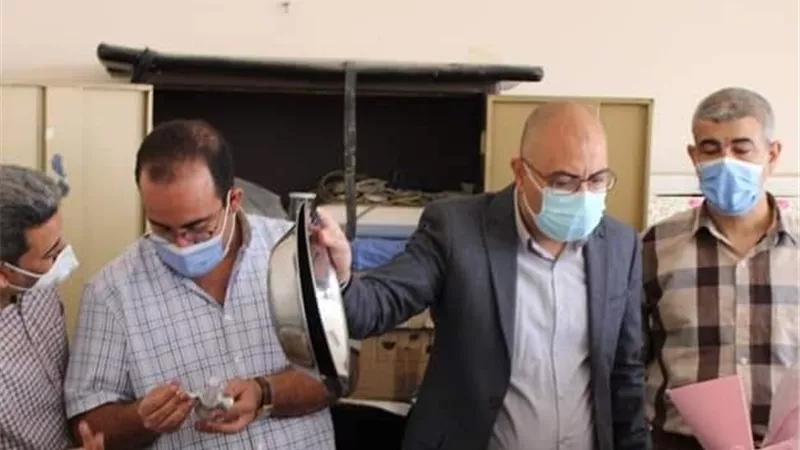 مديرعام مستشفيات جامعة بني سويف يطمئن علي سير العمل