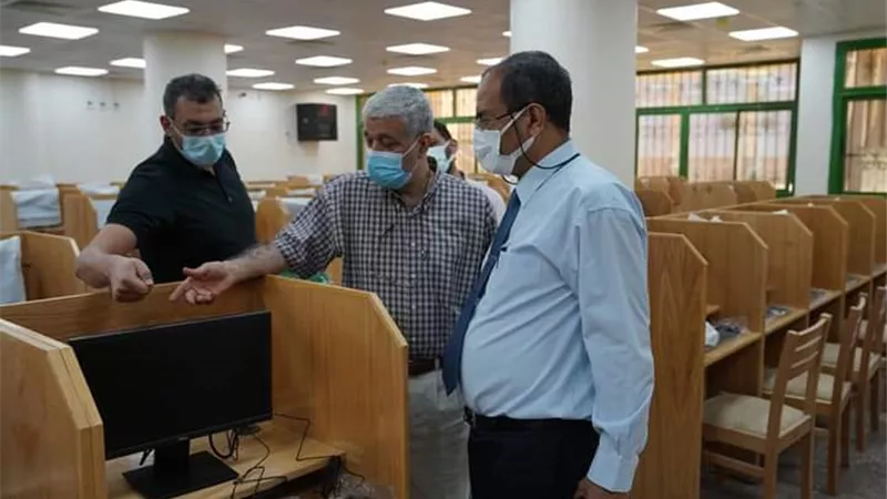جامعة سوهاج تعلن عن انتهائها من المرحلة الأولى لتطبيق الامتحانات إلكترونياً