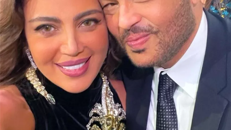 رسالة رومانسية من ريهام حجاج لزوجها محمد حلاوة