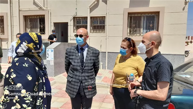 وكيل وزارة الصحة بالشرقية يتفقد مركز الأمراض التنفسية بالعاشر ويؤكد على تطبيق بروتوكول وزارة الصحة لحالات كورونا