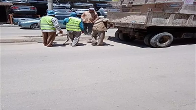 استكمال خطة رفع كفاءة النظافة العامة بمنطقة حي السلام بحى ثان الاسماعيليه