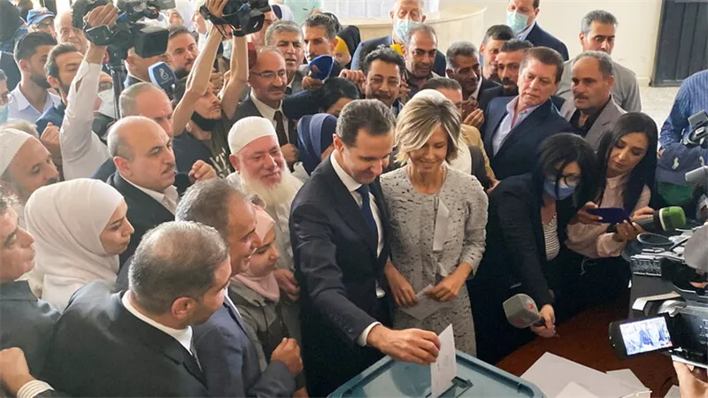 الاسد يفتح النار على تصريحات الدول الغربية بشأن شرعية الانتخابات الرئاسية الجارية