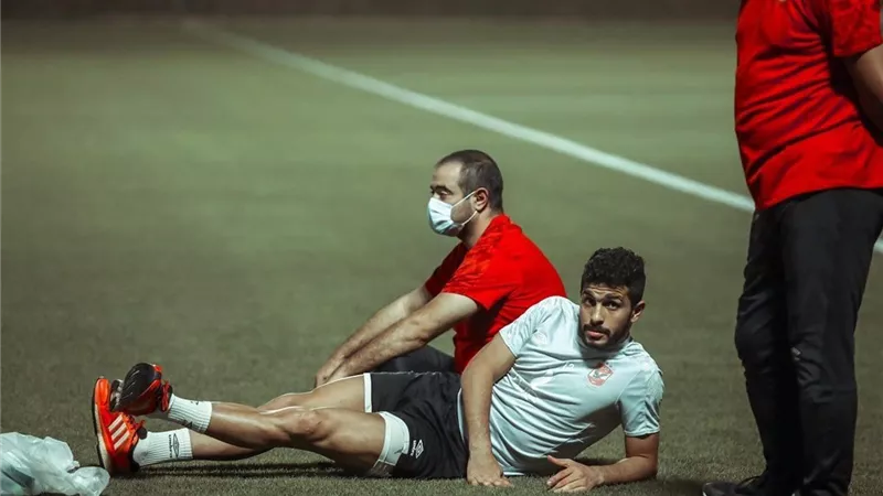 برنامج تأهيلي لأيمن أشرف استعدادا للسوبر الافريقى