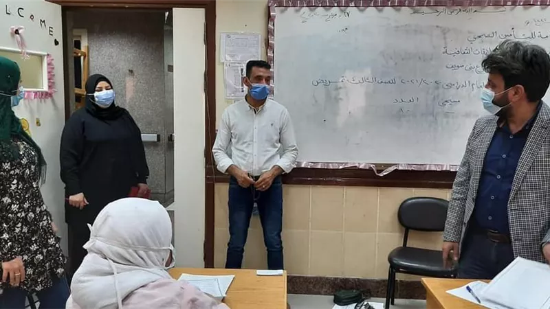 امتحانات دبلوم المعهد الفنى للتمريض للتأمين الصحى بنى سويف بلا مشاكل