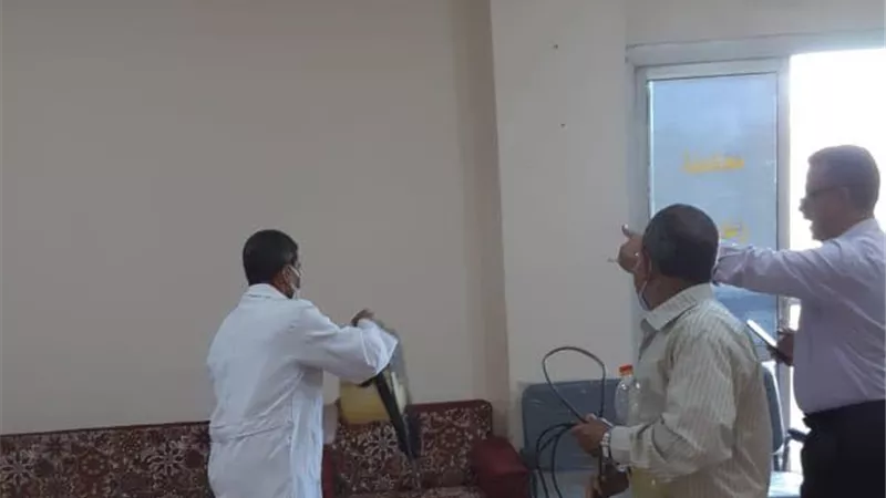 بيطري المنيا يواصل أعمال التطهير والتعقيم لعدد من المنشآت الخدمية