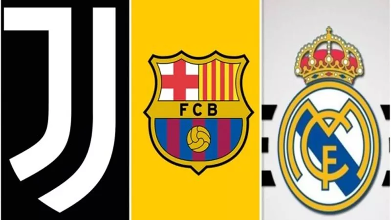 بيان قوى من برشلونة وريال مدريد ويوفنتوس ضد 