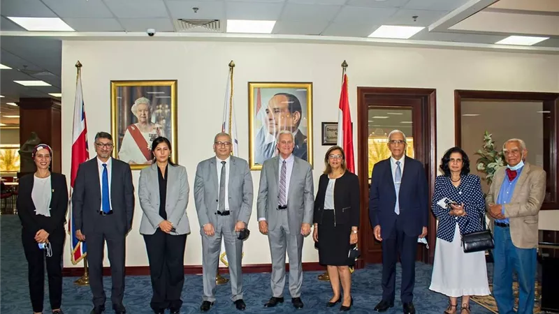 الجامعة البريطانية تستقبل رئيس 