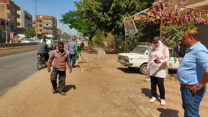 عقيلة : تطوير مداخل قرى شبين الكوم لإعادة المظهر الحضاري لها