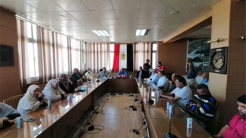 جهاز دمياط الجديدة يكرم المحالين على المعاش تقديراً لجهودهم وعطاءهم.. بالصور