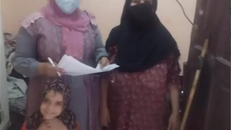 المجلس القومي للمرأة في اسوان يبدأ في حملة طرق الابواب للوقاية من كورونا