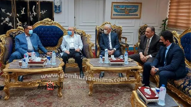 وزير العدل و محافظ البحيرة يتفقدان إنشاءات مجمع محاكم دمنهور الجديد..صور