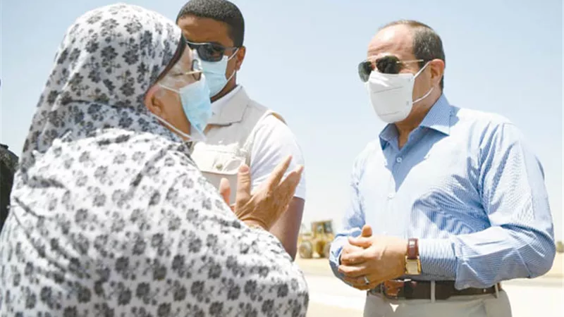 السيسي يستجيب لطلب احدي المواطنات مساعدتها في العلاج وتسديد الإيجار
