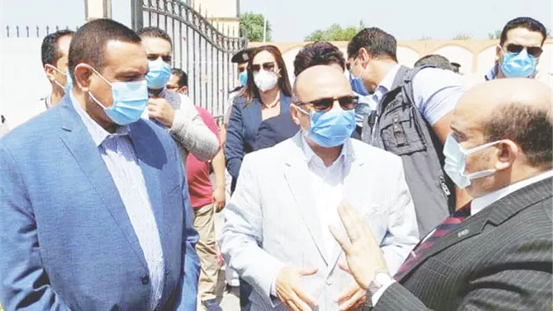 وزير العدل تفقد مجمع محاكم دمنهور الجديد