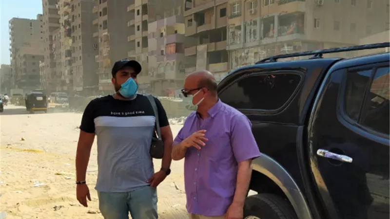 تطوير وتجميل شارع عرابي بنطاق حي غرب شبرا الخيمة