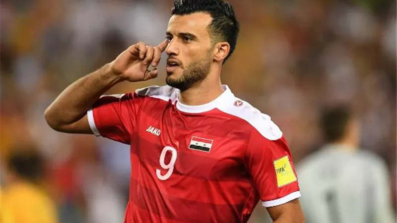 منتخب سوريا يعلن اصابة نجمه عمر السومة
