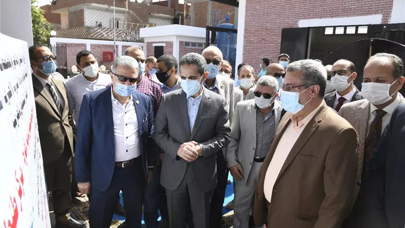 افتتاح 3 مدارس ومحطة صرف صحي بطنطا بتكلفة ١٢٠ مليون جنيه..صور