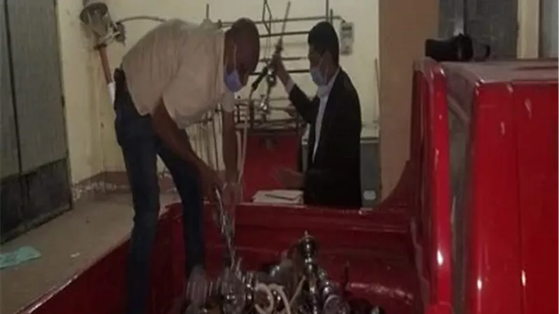 إعدام 350 شيشة وغلق وتشميع 57 مقهى بسوهاج
