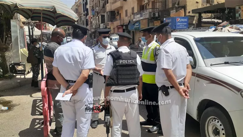 تحرير ١٦٨ مخضر فى حملة لشرطة المرافق بالأقصر