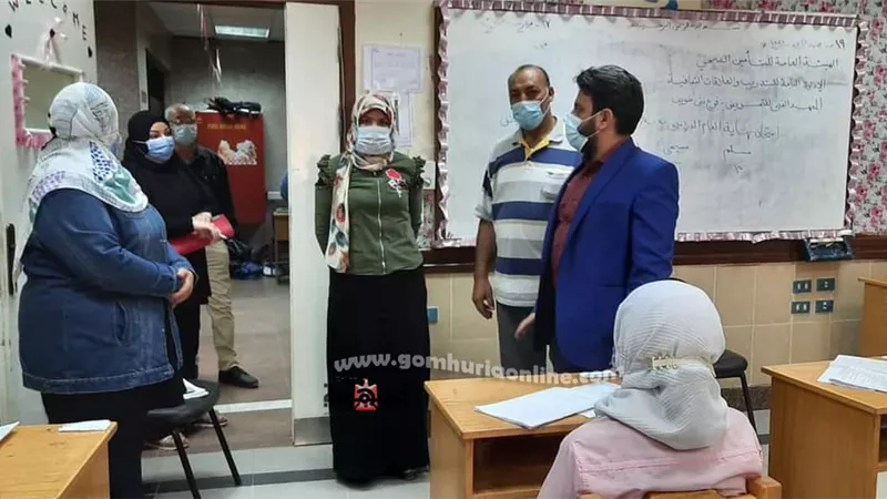استمرار امتحانات دبلوم المعهد الفنى للتمريض للتأمين الصحى بنى سويف