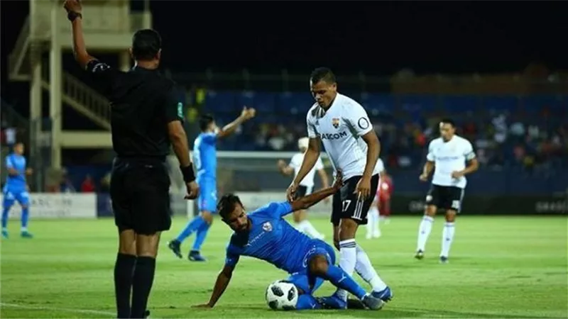 شوط بدون أهداف بين الجونة والزمالك فى الدورى