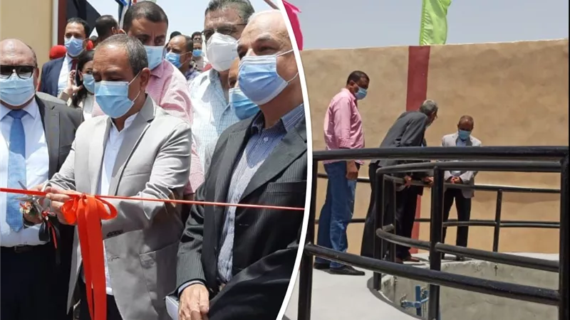 بتكلفة ٥١ مليون جنية بشارة يفتتح محطة مياة المحسمة بالاسماعيلية