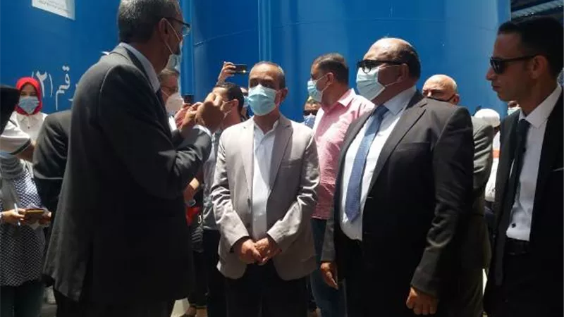 رئيس مياه القناة ومحافظ الإسماعيلية يفتتحان محطة المحسمة فائقة الترشح.. صور
