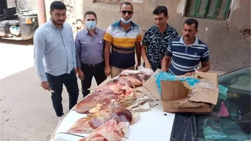 ضبط ٤.٥ طن جبنه مجهولة المصدر بالبحيرة..صور