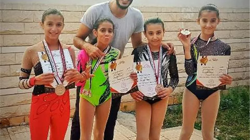 نادي شرم الشيخ يفوز بالمركز الأول والذهبية في بطولة الجمهورية للجمباز ايروبك