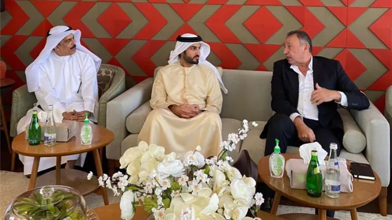 تفاصيل زيارة الخطيب الى الاتحاد الإماراتي لكرة القدم