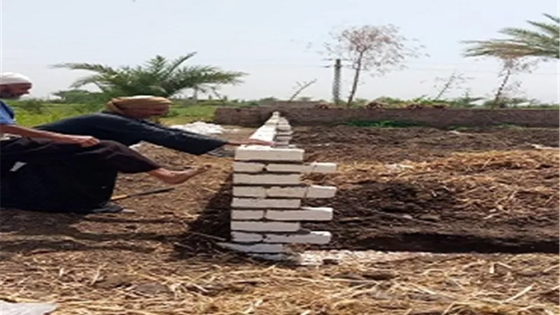 إزالة حالة تعدى بالبناء بأرمنت جنوب غرب الأقصر