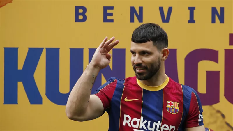 أول تصريح لأجويرو بعد انضمامه إلى برشلونة