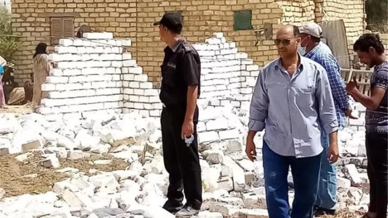 استرداد ارض مدرسة تعليم اساسي ومركز شباب وسوق بالقنطرة شرق
