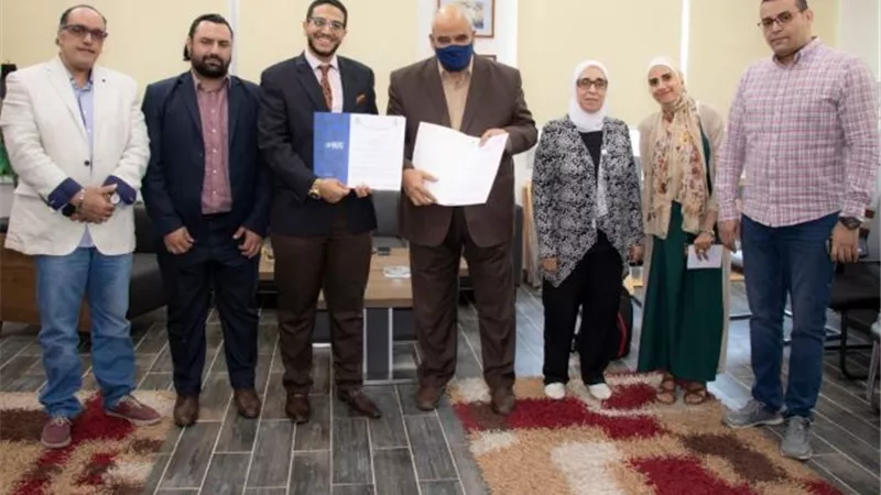 الفنون التطبيقية بجامعة بدر توقع اتفاقية مع المجموعة اللبنانية لتنظيم المعارض.. بالصور
