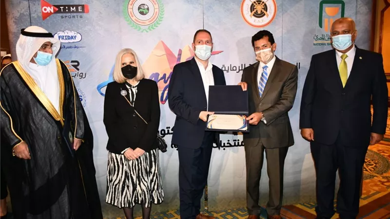 وزير الرياضة يشهد حفل إفتتاح البطولة العربية للرماية