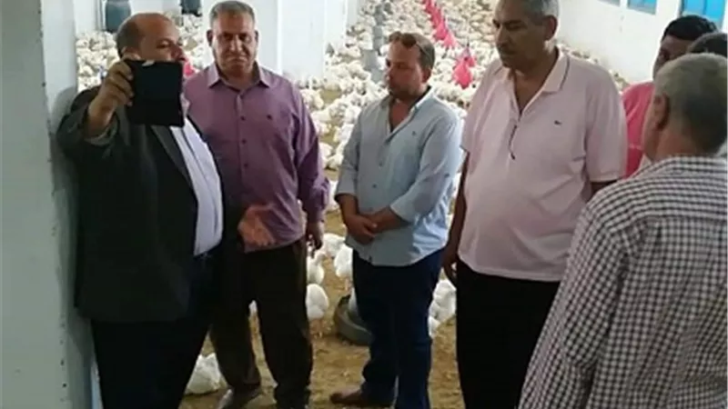 مدير مديرية الزراعة بالبحرالأحمر يتفقد عنابر الدواجن بسفاجا ووادى دارا