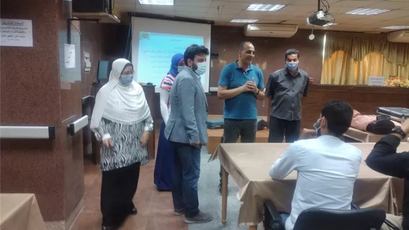 تدريب العاملين بالتأمين الصحي ببني سويف على الاسعاف