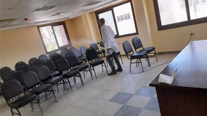 شمال سيناء تواصل حملة التطهير والتعقيم لمواجهة الموجة الثالثة