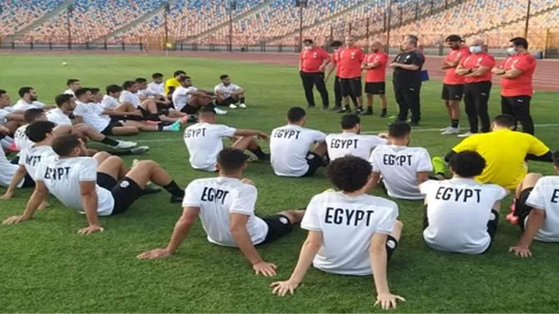 تدريبات قوية في أول مران للمنتخب الأولمبي.. صور