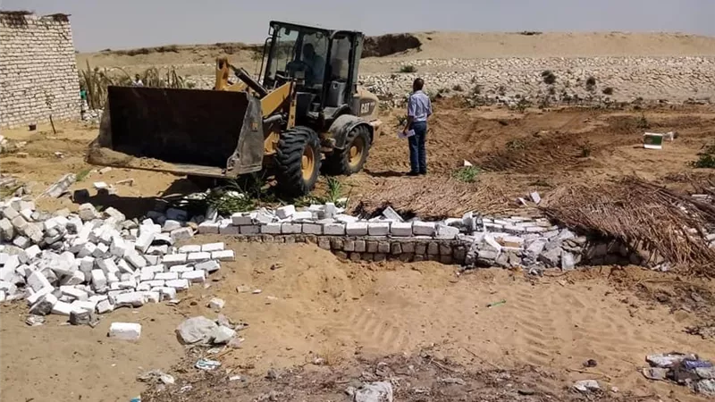 إسترداد أكثر من ٢١فدان بالموجة ١٧ بمدينتى القنطره شرق والقصاصين بالاسماعيليه